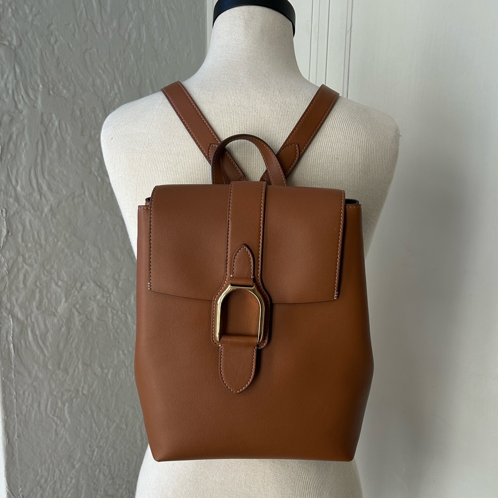 Ralph Lauren Collection (Purple Label) RL Gold Wellington Backpack
